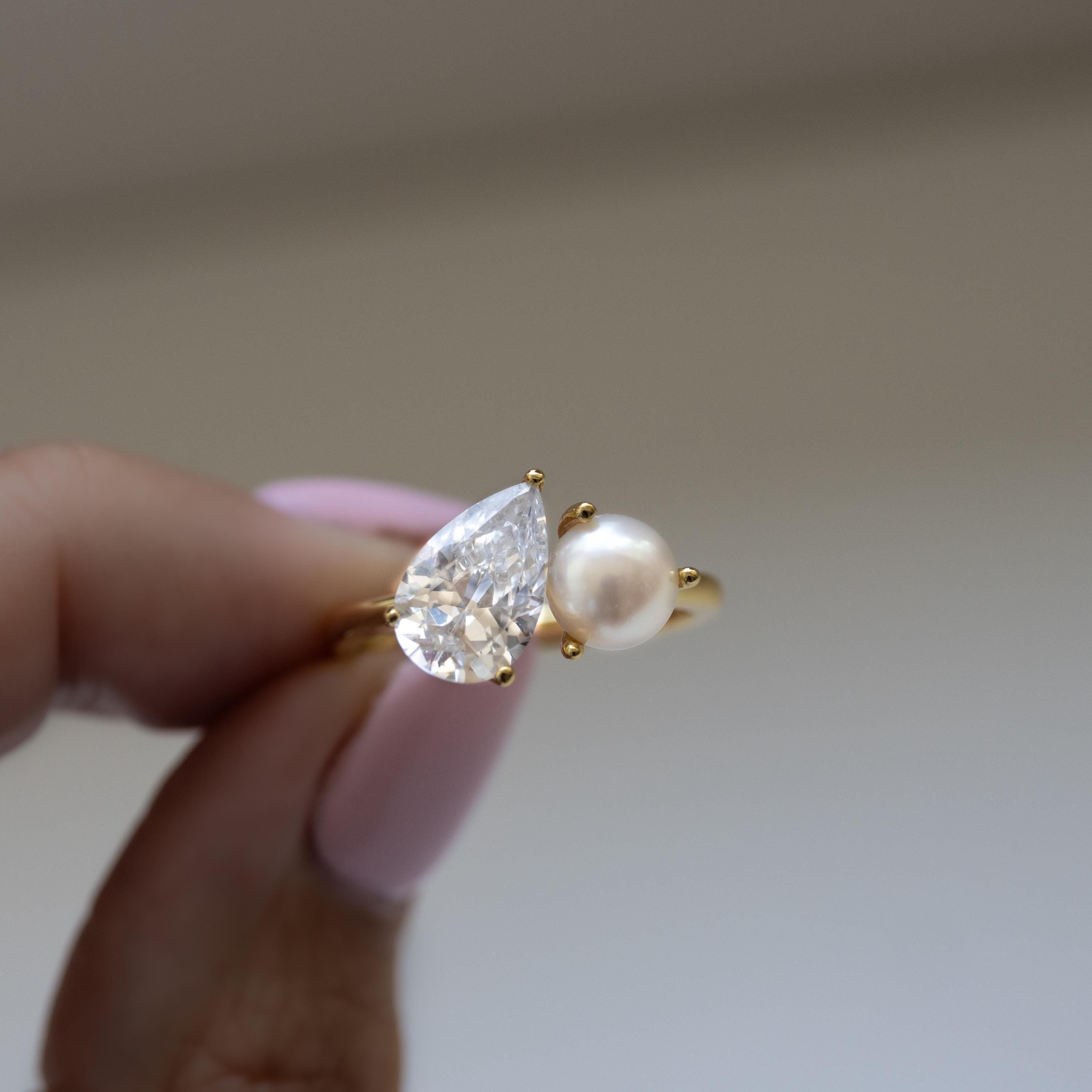 Crystal Crown Open Ring