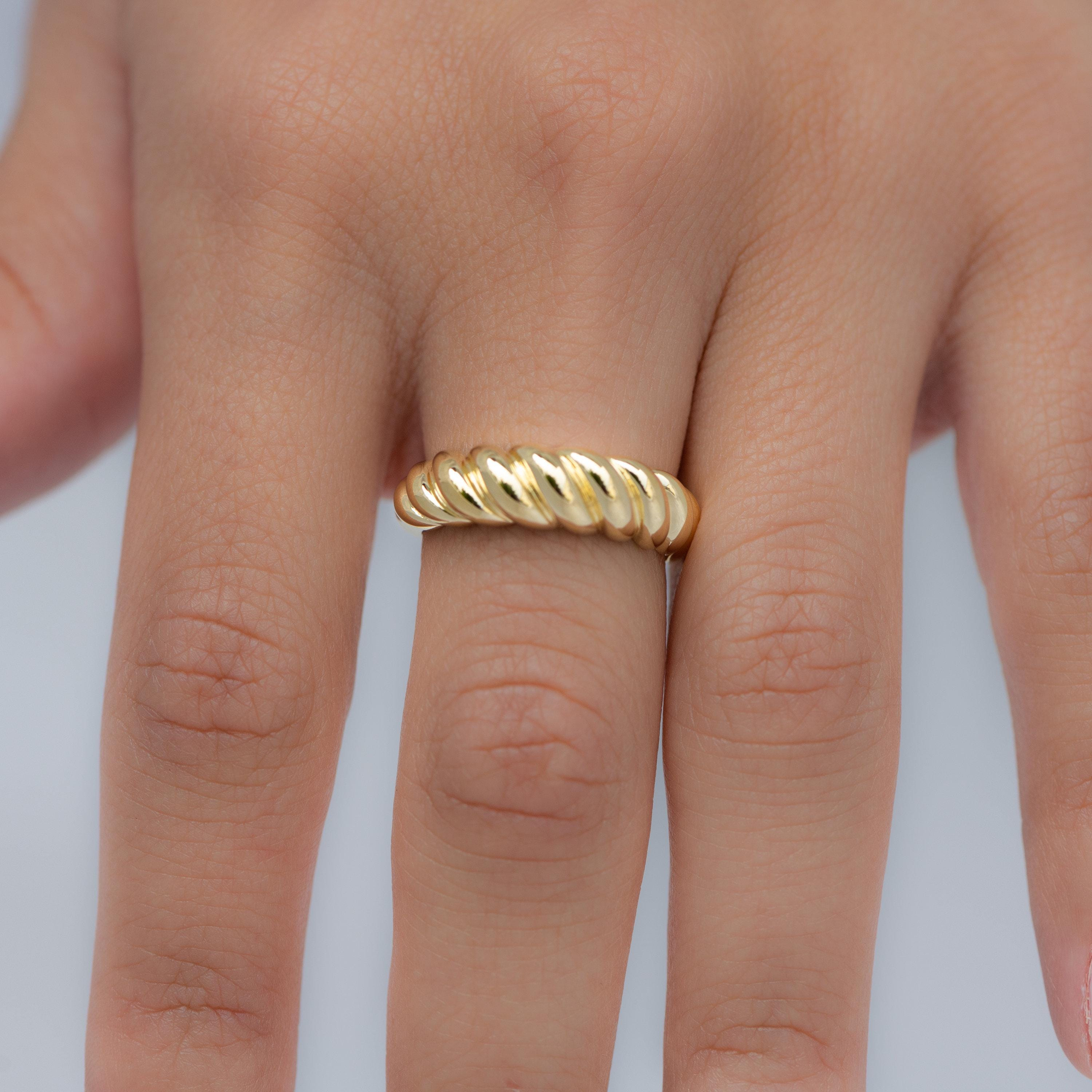 Green Crystal Eternity Ring